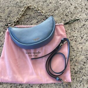 Preowned-Kate Spade Half Moon Bag